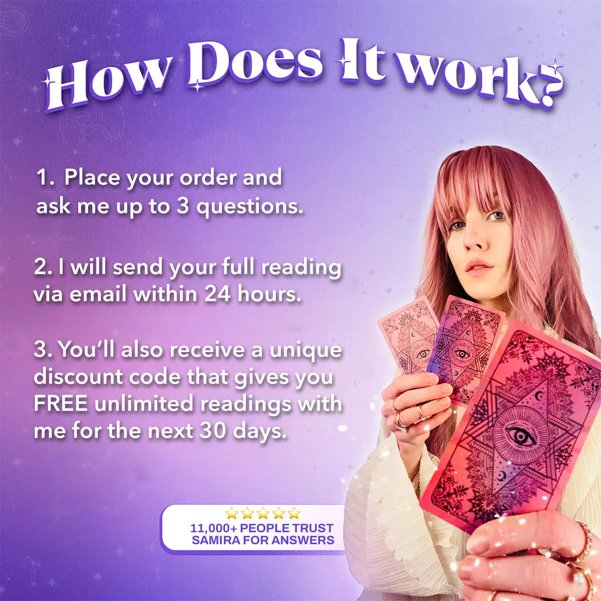 Full Psychic Reading by Samira thumbnail-image-2